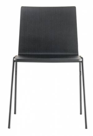 Стул деревянный Osaka черный ясень, черный 515х515х765 мм