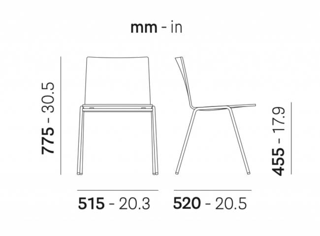 Стул деревянный Osaka черный ясень, черный 515х515х765 мм Стул деревянный Osaka черный ясень, черный 515х515х765 мм
