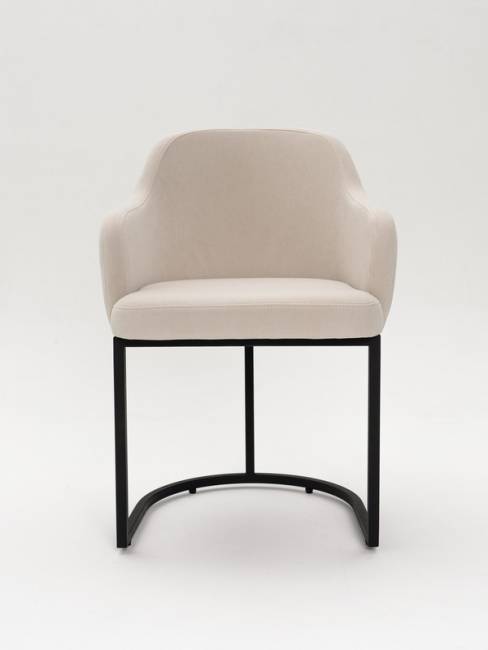 Стул Amely ivory / Black