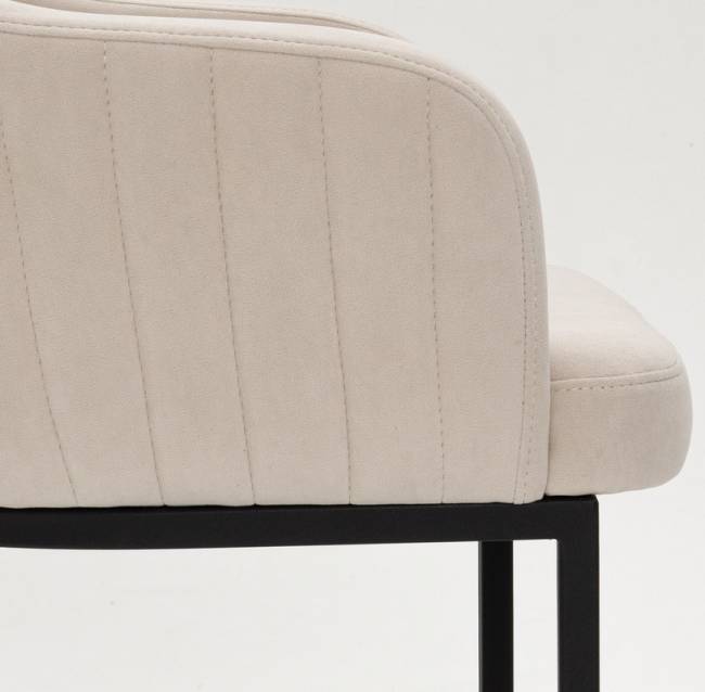 Стул Amely ivory / Black