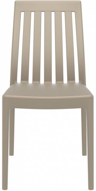 Стул пластиковый Soho бежевый 450х550х890 мм