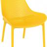 Лаунж-кресло пластиковое Sky Lounge желтый 600х710х830 мм