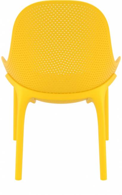 Лаунж-кресло пластиковое Sky Lounge желтый 600х710х830 мм