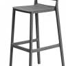 Стул пластиковый барный Cassia Stool базальт 490х485х1000 мм