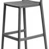 Стул пластиковый барный Cassia Stool базальт 490х485х1000 мм