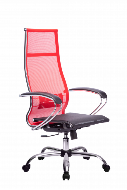 Кресло МЕТТА-7(MPRU)/подл.131/осн.003, красный