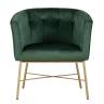 Кресло Шале велюр зеленый