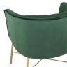 Кресло Шале велюр зеленый