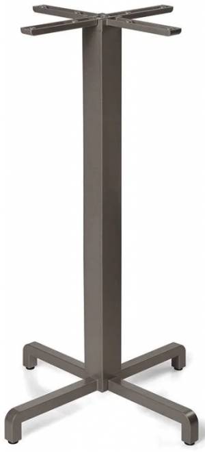 Подстолье металлическое барное Fiore High табак 475х475х1070 мм