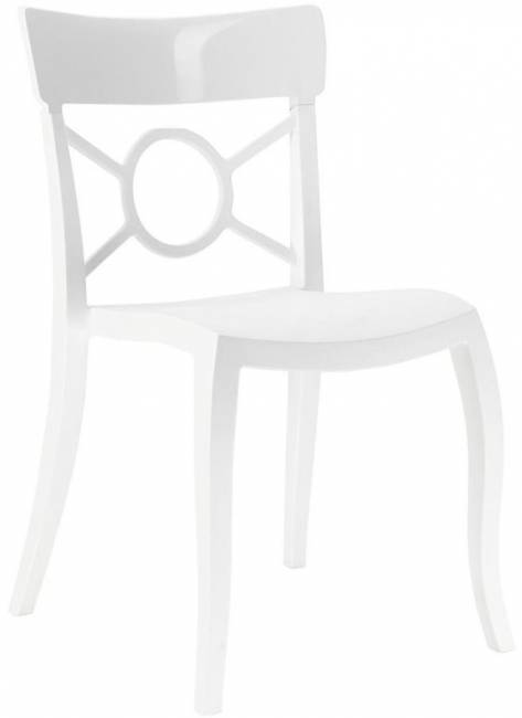Стул пластиковый Opera-S белый 490х550х840 мм