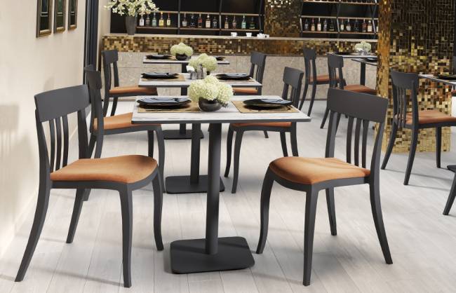 Подстолье металлическое Lotus Square 400х400х730 мм