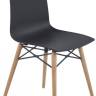 Стул пластиковый X-Treme-S Wox Pro Beech Wood антрацит 470х500х840 мм