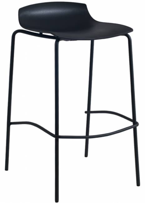 Табурет пластиковый барный X-Treme BSS Pro черный 520х510х830 мм Табурет пластиковый барный X-Treme BSS Pro черный 520х510х830 мм