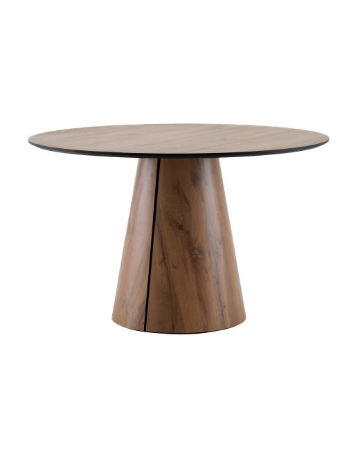 Стол круглый Стивенсон D120 столешница HPL дуб вотан