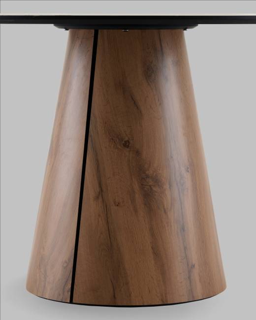 Стол круглый Стивенсон D120 столешница HPL дуб вотан