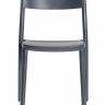 Стул пластиковый To-Me антрацит 490х470х800 мм