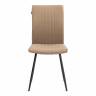 Стул обеденный Monte Carlo ткань велюр, бежевый/черный, (Porsche 5), 49х51х93 см бежевый ткань велюр