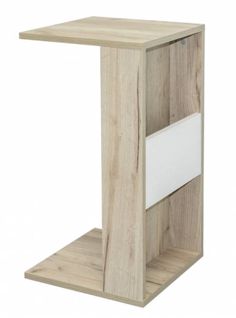 Подставка в гостиную для мягкой мебели Лайт 03.291 цвет дуб серый крафт/белый премиум