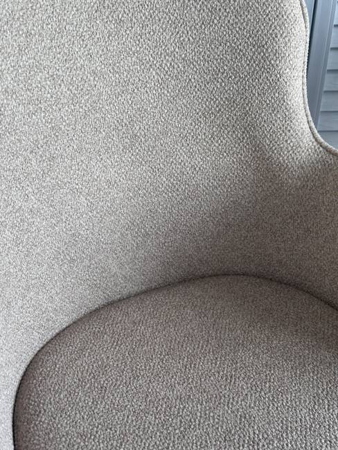 Стул ALTAIR 360 град. поворот. NS04 Крем, букле / черный каркас, М-City