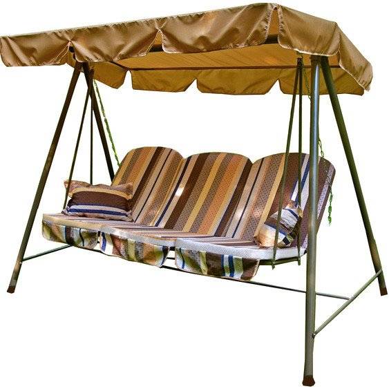 Качели садовые 3-х местные "Рица"