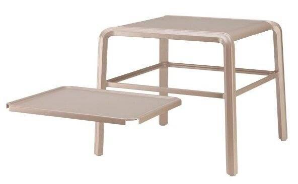 Столик пластиковый для шезлонга Vela Side Table тортора 490х440х410 мм