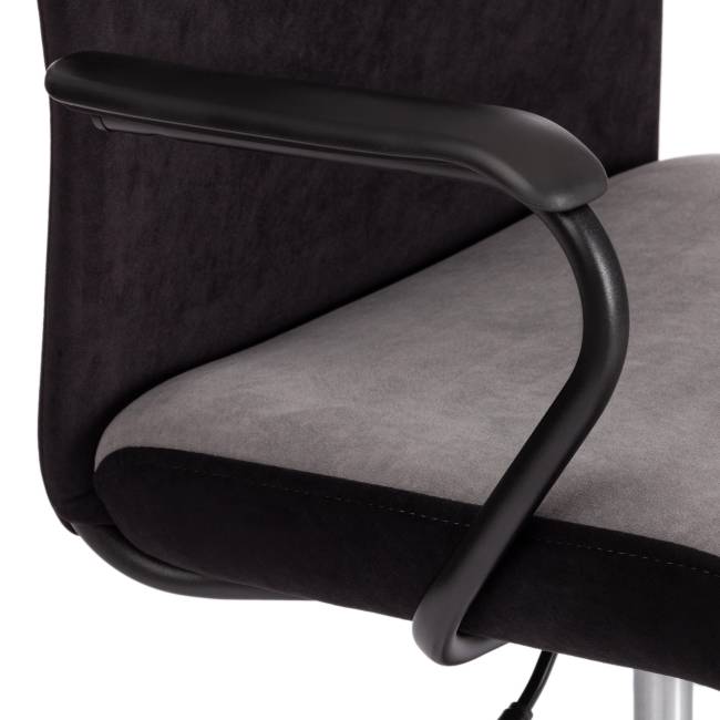 Кресло FLY флок , серый/черный, 29/35 серый/черный флок