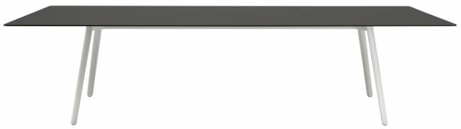 Стол ламинированный Squid белый, черный fenix 2990х1200х730 мм