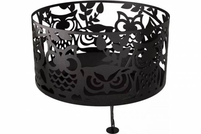 Костровая чаша "Совы", ST3, 3мм Костровая чаша "Совы", ST3, 3мм