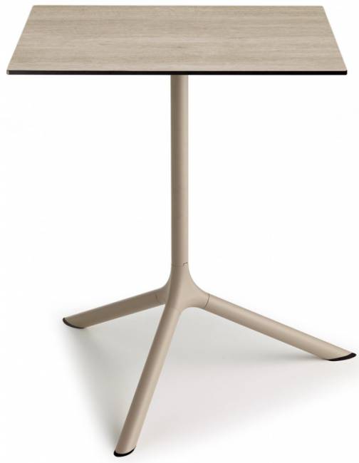 Стол ламинированный обеденный складной Tripe Maxi Folding тортора, состаренный дуб тортора 700х700х740 мм Стол ламинированный обеденный складной Tripe Maxi Folding тортора, состаренный дуб тортора 700х700х740 мм