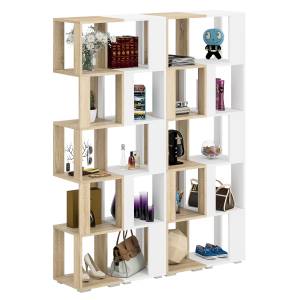 Стеллажи 4 штуки СВК цвет дуб сонома/белый