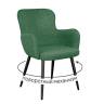 Стул DikLine 503 поворотный NS Pine зеленый, ножки черные