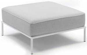 Пуф с подушкой Flap лен, белый 840х840х410 мм