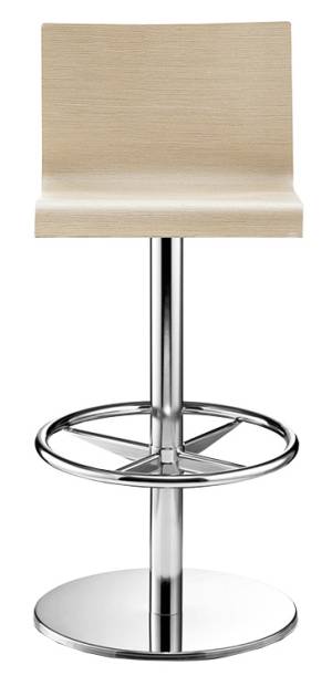 Стул деревянный барный Kuadra 450х450х1020 мм