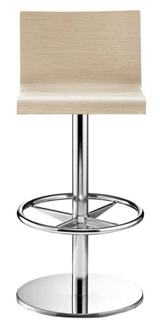 Стул деревянный барный Kuadra 450х450х1020 мм