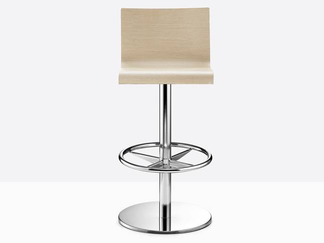 Стул деревянный барный Kuadra 450х450х1020 мм