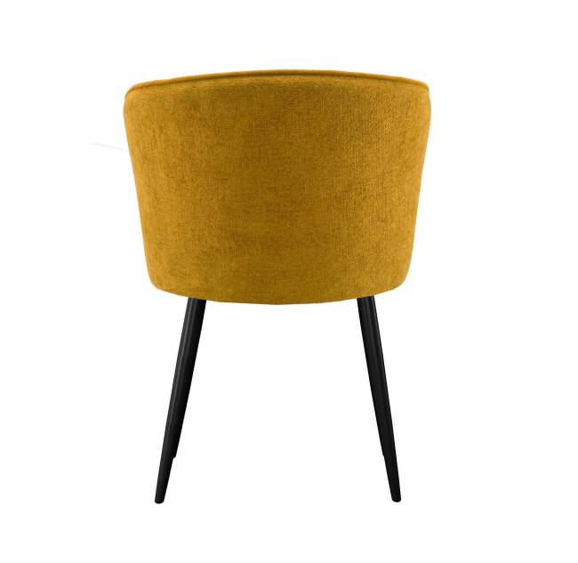 Стул DikLine 347 P08/L07 горчица, ножки черные