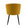 Стул DikLine 347 P08/L07 горчица, ножки черные