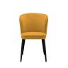Стул DikLine 347 P08/L07 горчица, ножки черные