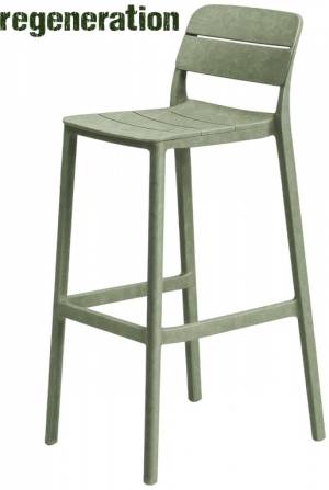Стул пластиковый барный Cassia Stool кактус 490х485х1000 мм