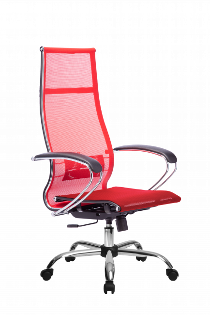 Кресло МЕТТА-7(MPRU)/подл.131/осн.003, красный/красный