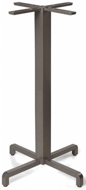 Подстолье металлическое барное Fiore High Special табак 475х475х1070 мм