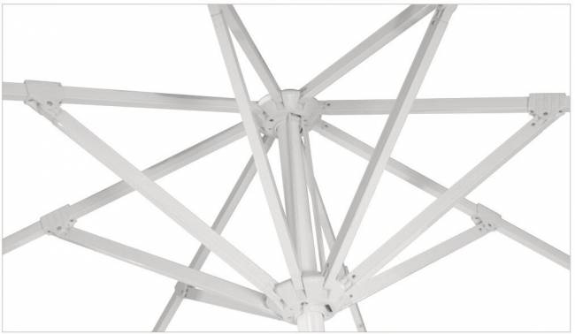 Зонт "MISTRAL 300", квадратный, бежевый