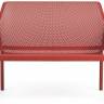 Диван пластиковый Net Bench коралловый 1160х700х860 мм Диван пластиковый Net Bench коралловый 1160х700х860 мм