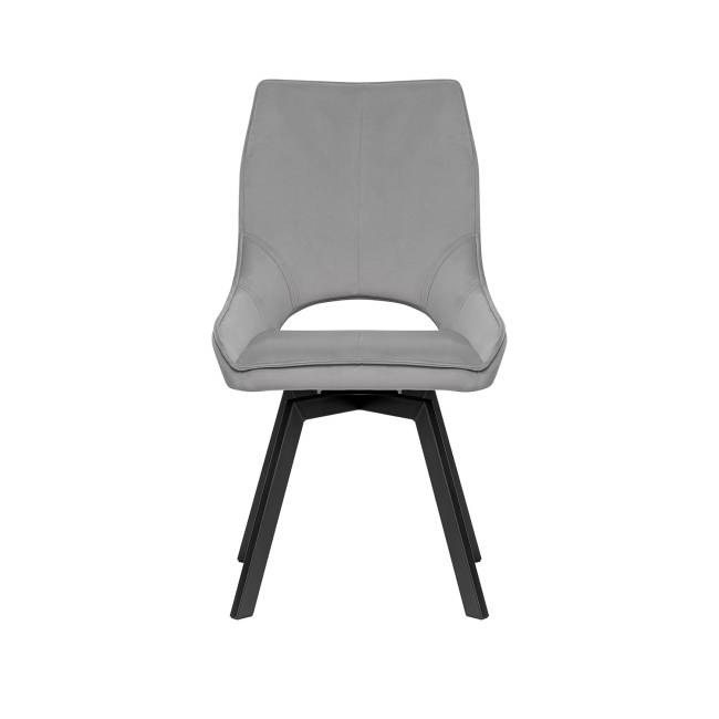 Стул Leset Галвес 360 (поворотный механизм) Серый Чёрный