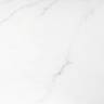 Придиванный столик Loft 35x35см, белый мрамор с белыми ножками