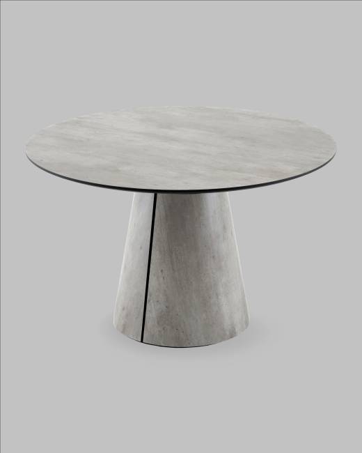 Стол круглый Стивенсон D120 столешница HPL метрополитан