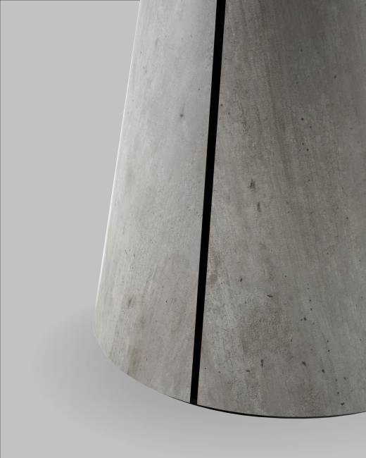 Стол круглый Стивенсон D120 столешница HPL метрополитан