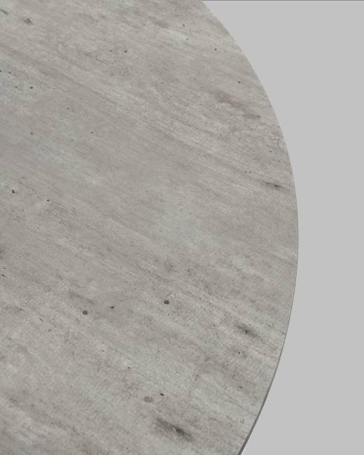 Стол круглый Стивенсон D120 столешница HPL метрополитан