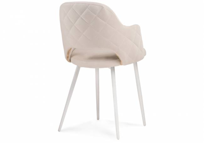 Гутрид прошивка ромбы сзади бежевый / белый