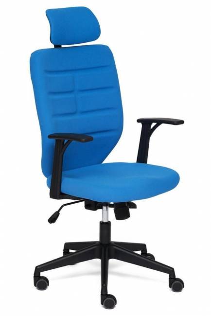 Кресло офисное «Кара-1» (Kara-1 blue) (Синяя ткань)